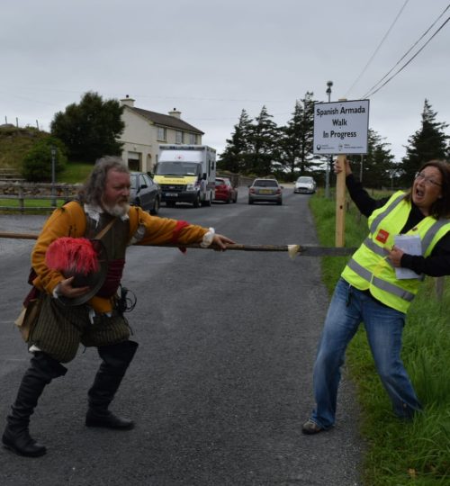 Jane at Sandfield getting impaled